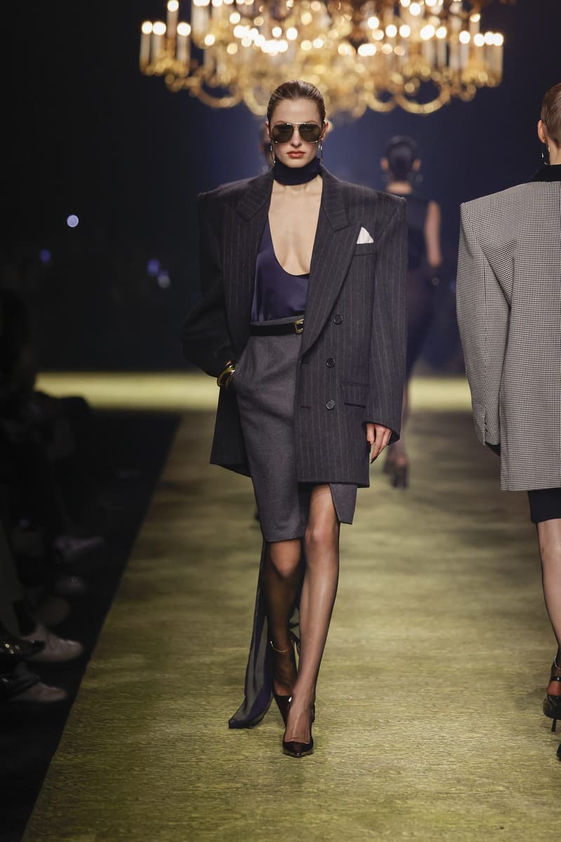 Saint Laurent 2023fw fashion show PFW