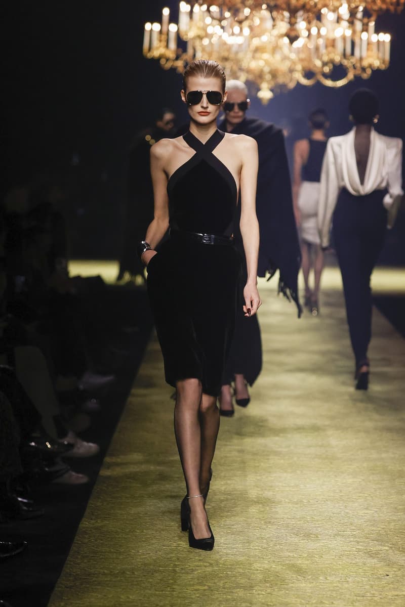 Saint Laurent 2023fw fashion show PFW