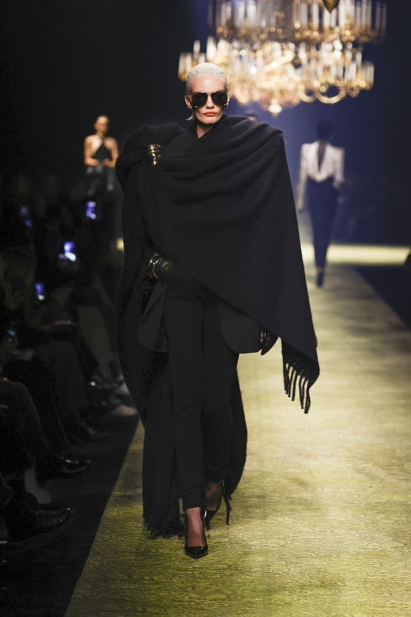Saint Laurent 2023fw fashion show PFW