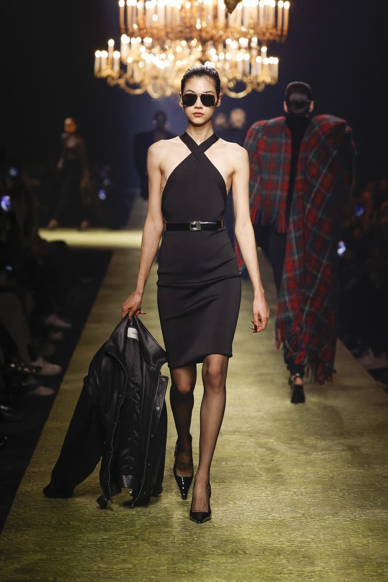 Saint Laurent 2023fw fashion show PFW