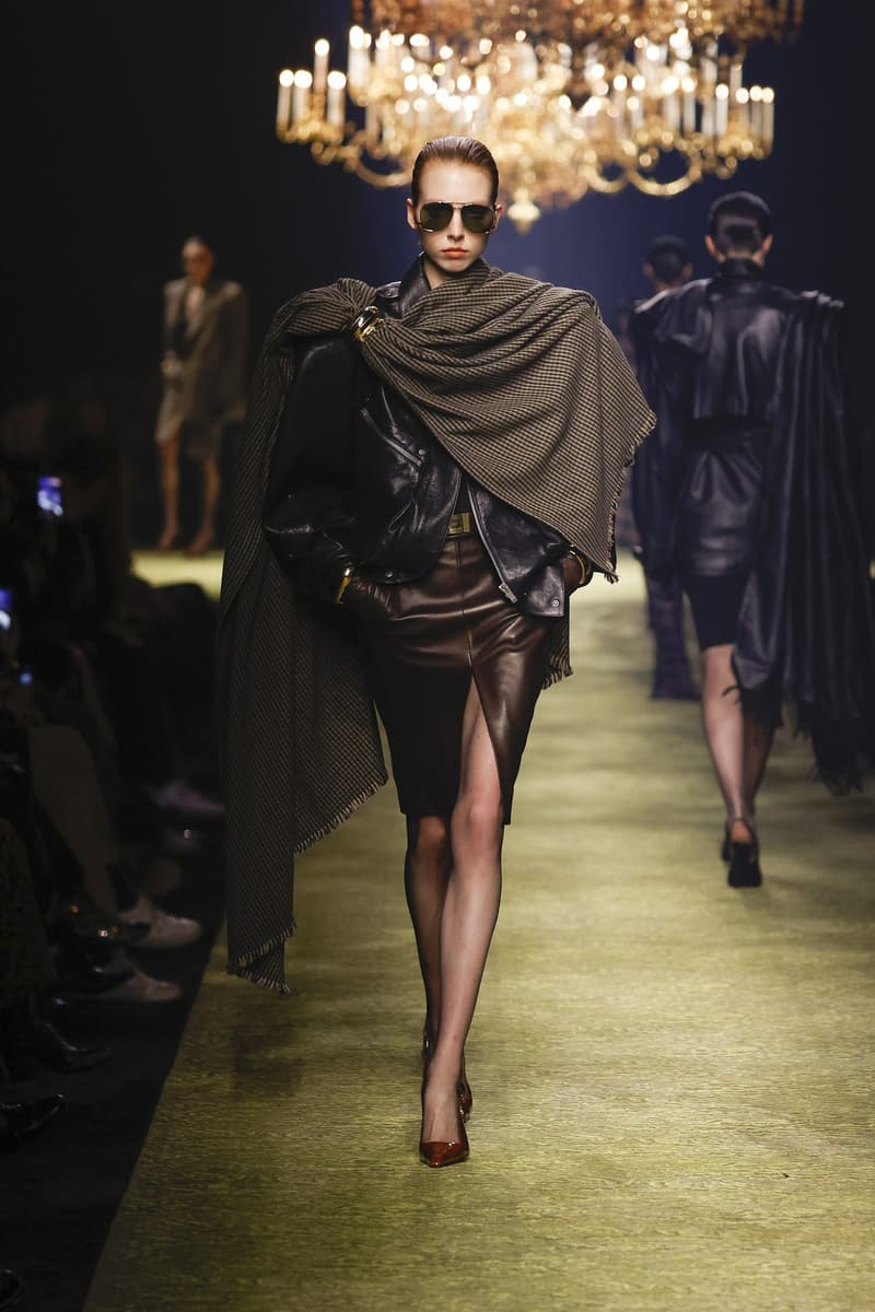 Saint Laurent 2023fw fashion show PFW