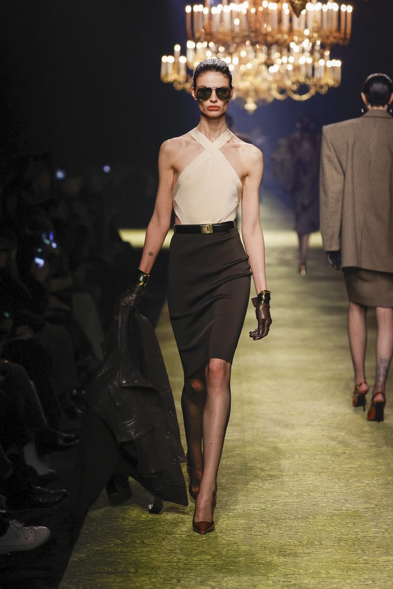 Saint Laurent 2023fw fashion show PFW