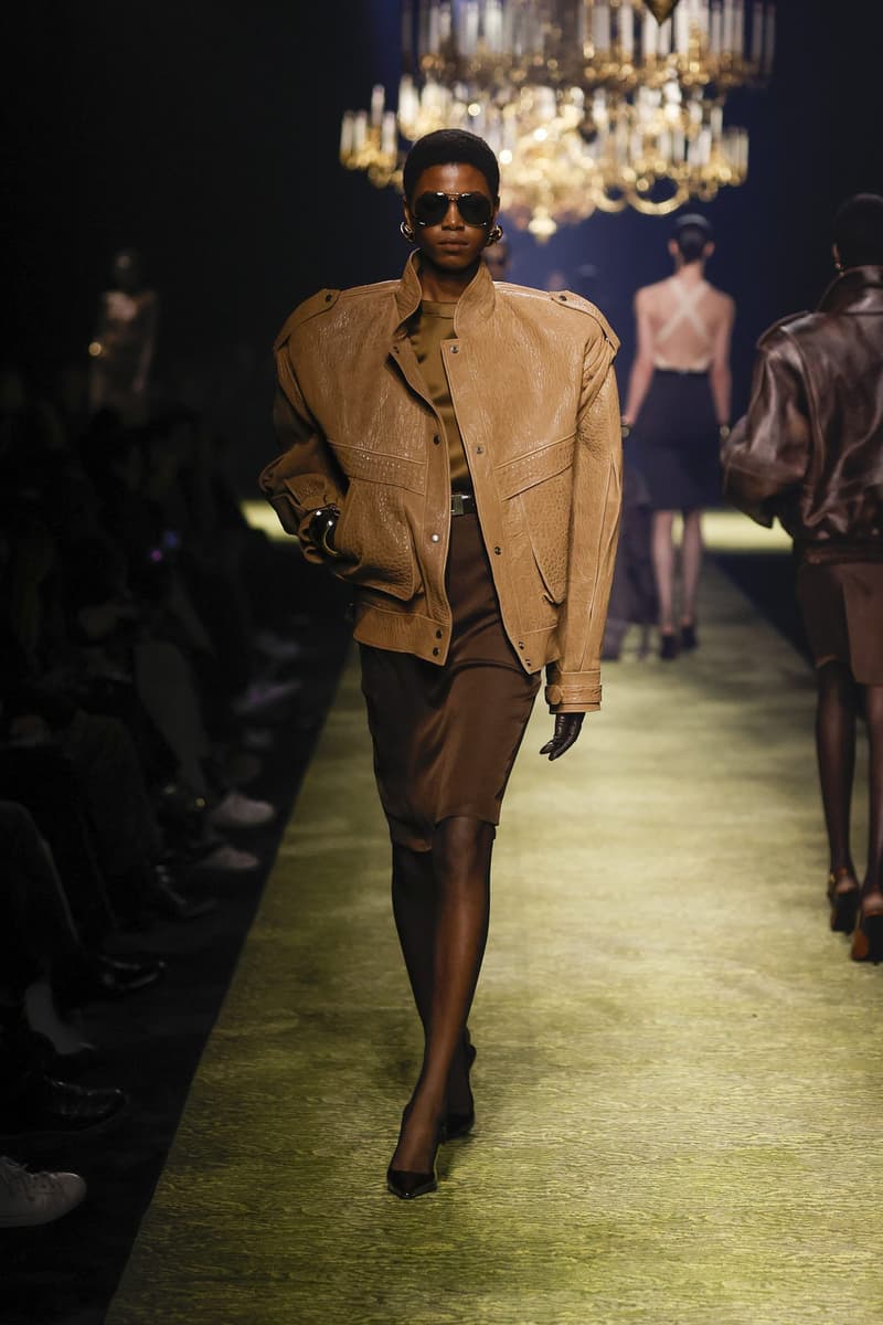 Saint Laurent 2023fw fashion show PFW