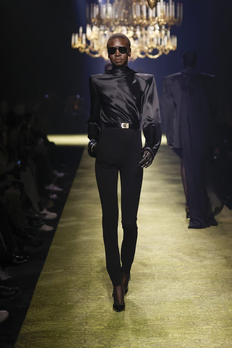 Saint Laurent 2023fw fashion show PFW