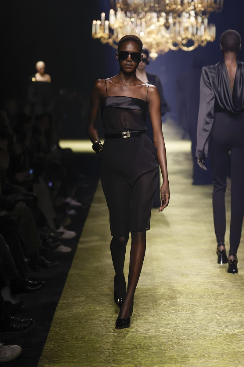 Saint Laurent 2023fw fashion show PFW
