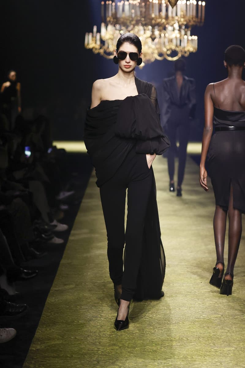 Saint Laurent 2023fw fashion show PFW