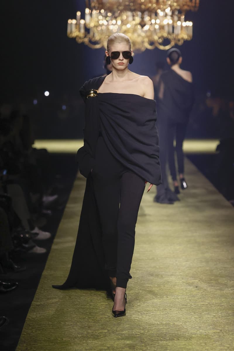Saint Laurent 2023fw fashion show PFW
