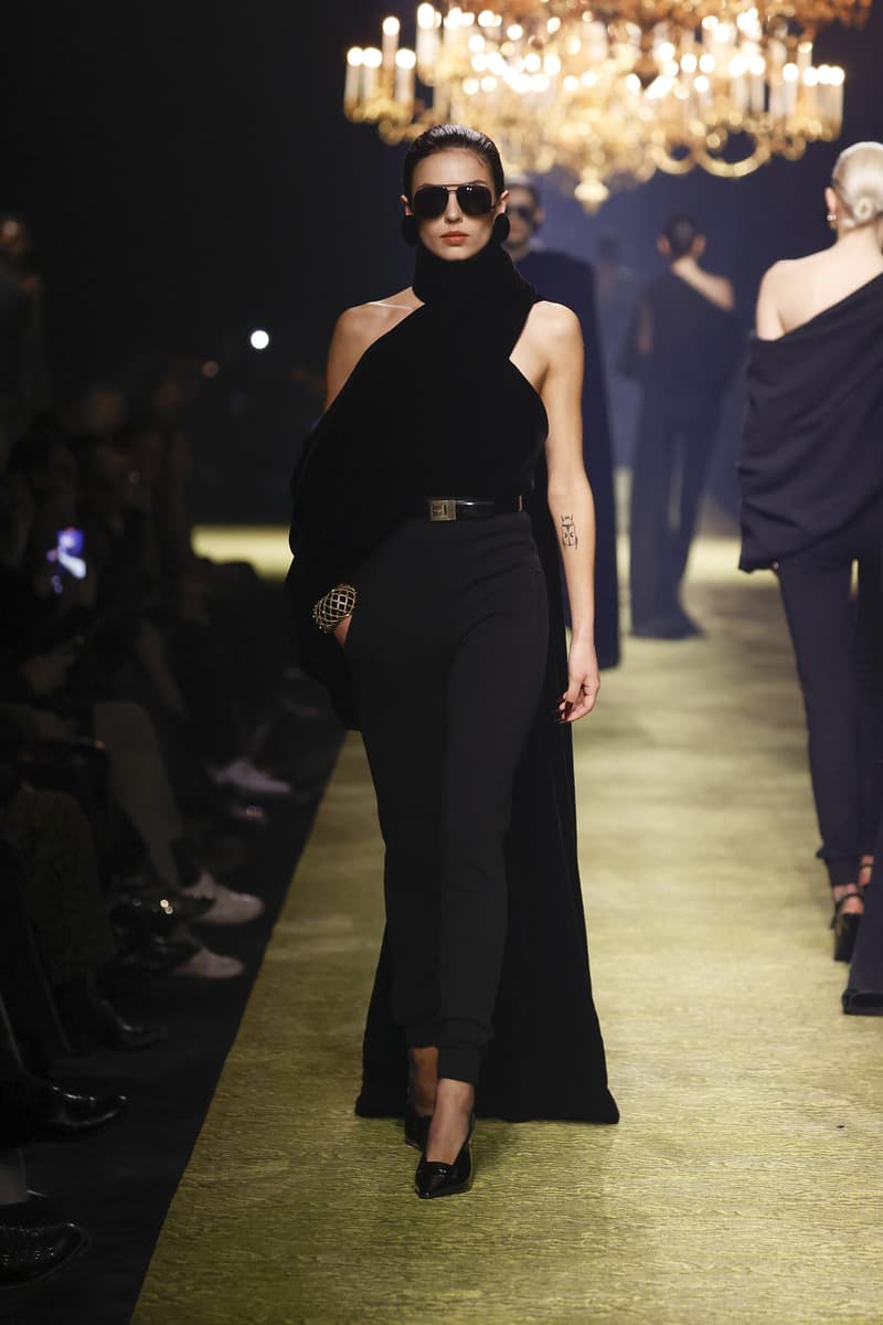 Saint Laurent 2023fw fashion show PFW