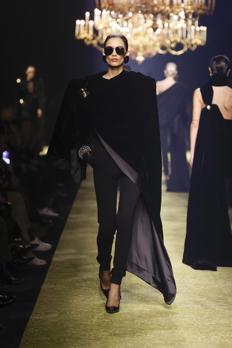 Saint Laurent 2023fw fashion show PFW