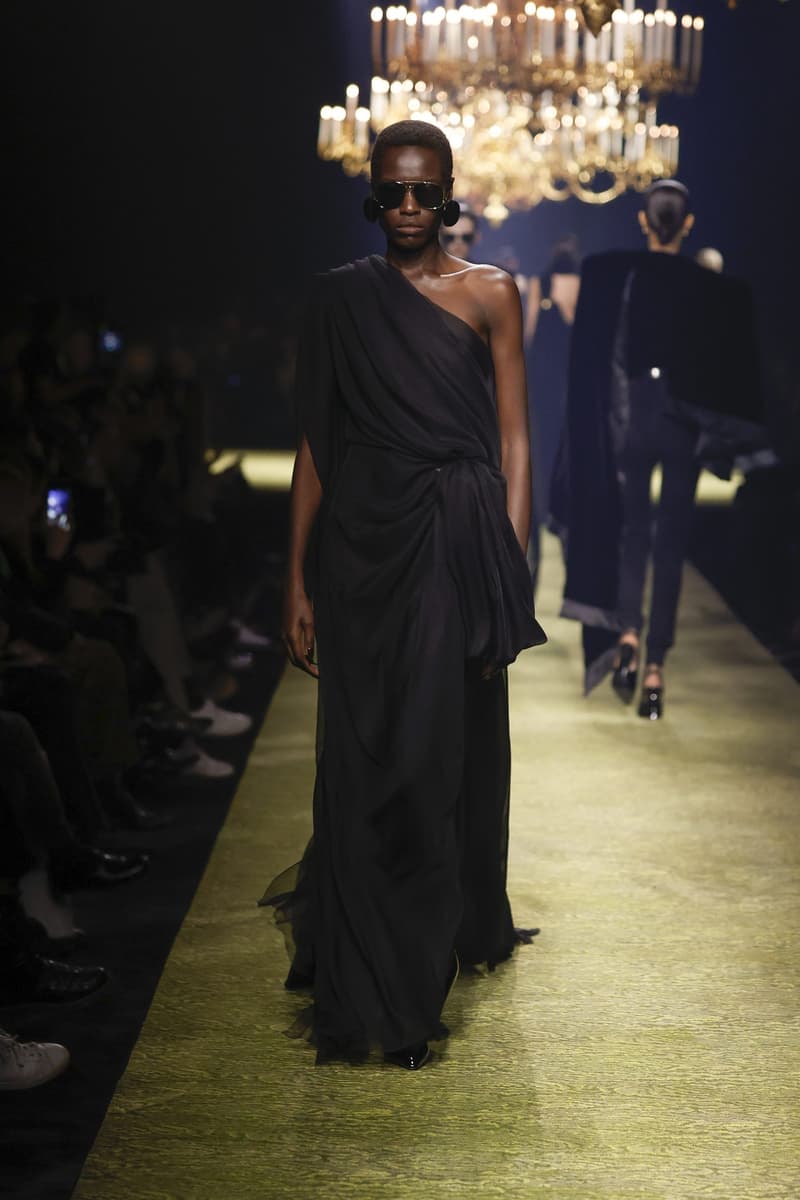 Saint Laurent 2023fw fashion show PFW