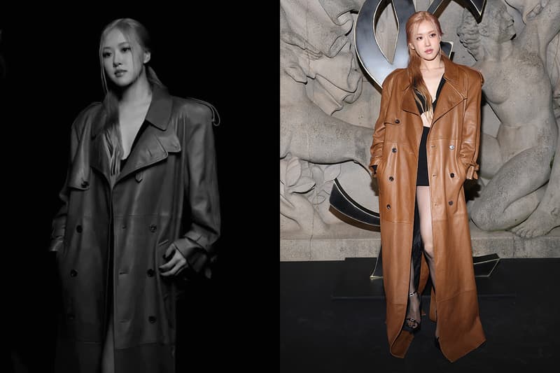 Saint Laurent 秀場上高掛的水晶吊燈,都不及 BLACKPINK Rosé 光彩耀人!