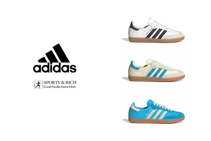 預計會秒售:Sporty & Rich x Adidas 再度驚喜合作,攜手推出 Samba 復古球鞋新配色!