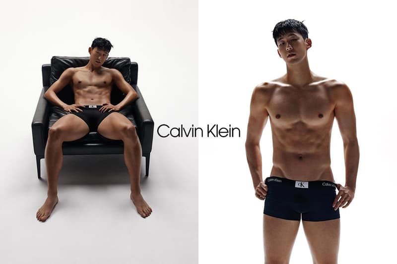 son heung min Calvin klein styling shoot 2023