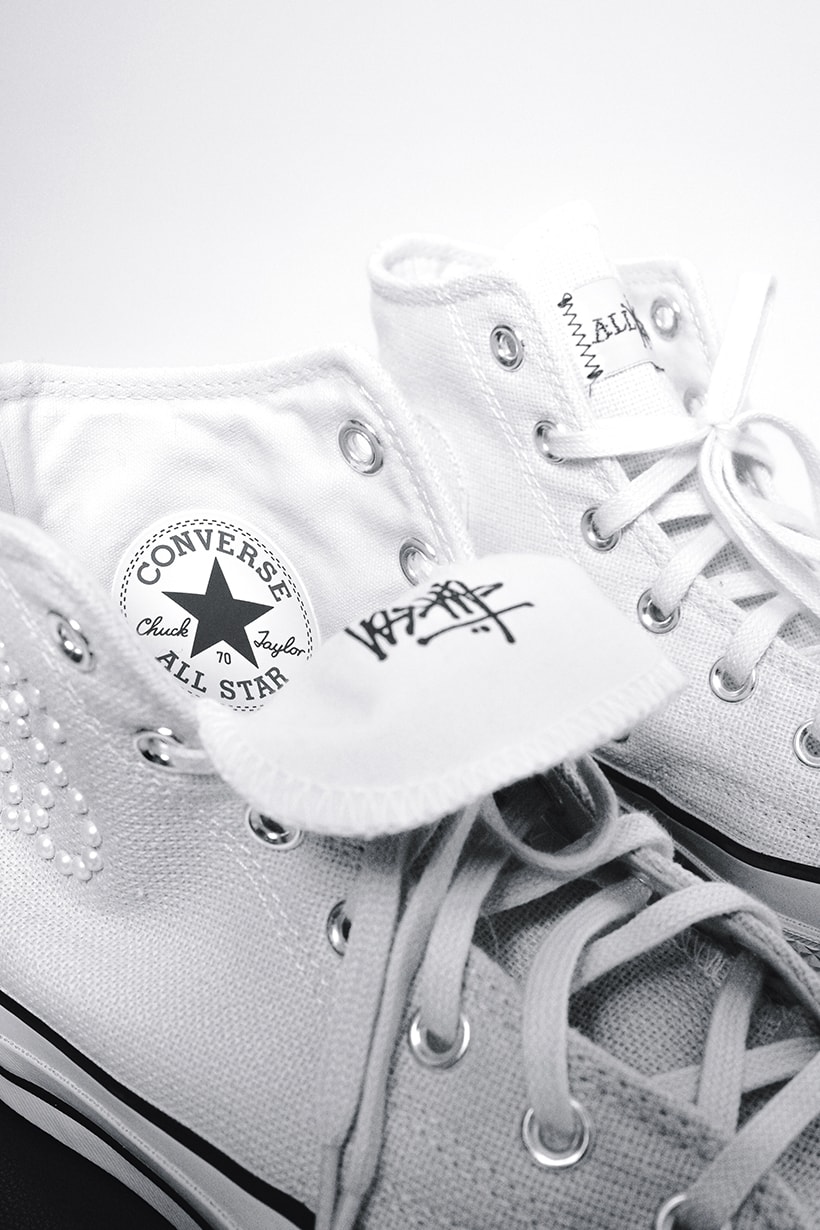 Stüssy Converse chuck 70 hi pearl white taiwan price detail 