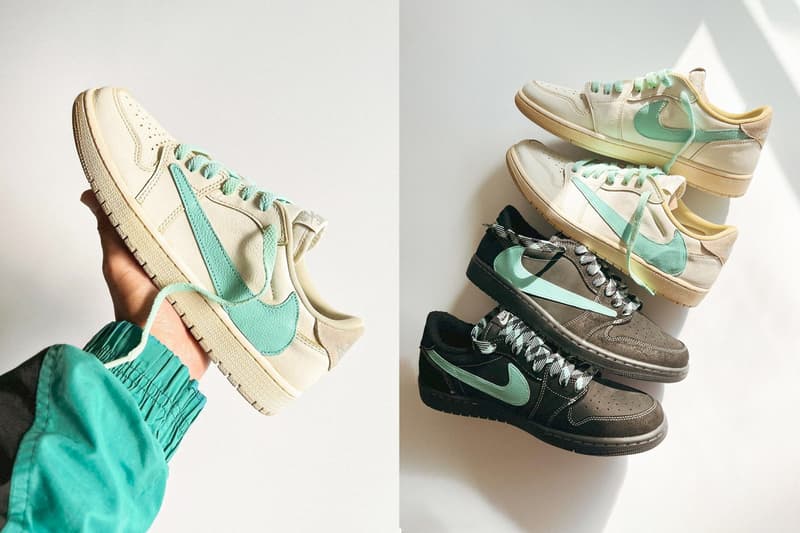 Travis Scott x Air Jordan 1 Low Tiffany Huy Le customize