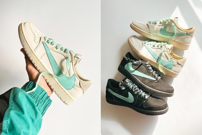 一雙難求的 AJ1 客製款:看到 Tiffany 色的倒勾,馬上列進夢幻清單!