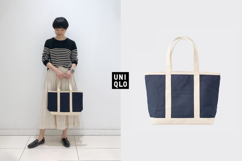 uniqlo affordable handbag tote canvas high reviews