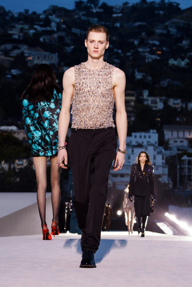 versace 2023fw fashion show