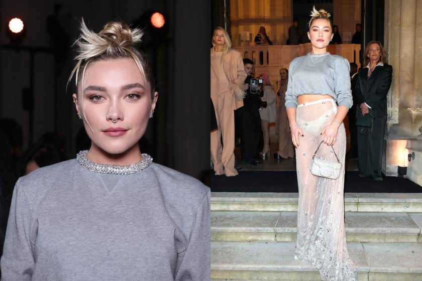 Florence Pugh Emily Ratajkowski Soo Joo Park valentino balenciaga loewe paris sexy look celeb 2023 fashion week