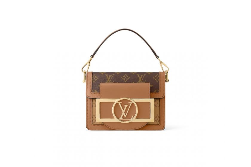 louis vuitton handbags XL 2023 ss key bell Name Tag Pochette Dauphine Twist S-Lock price details