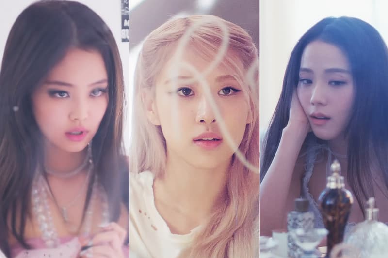 blackpink jennie solo rose on the ground jisoo flower solo mv similarities