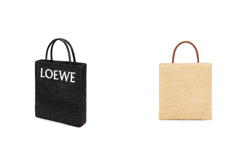 LOEWE Paulas Ibiza Standard A5 A4 Tote bag in raffia