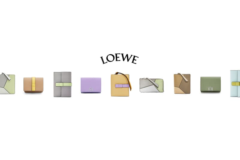 Loewe mini wallets small leather goods for 2023 spring color