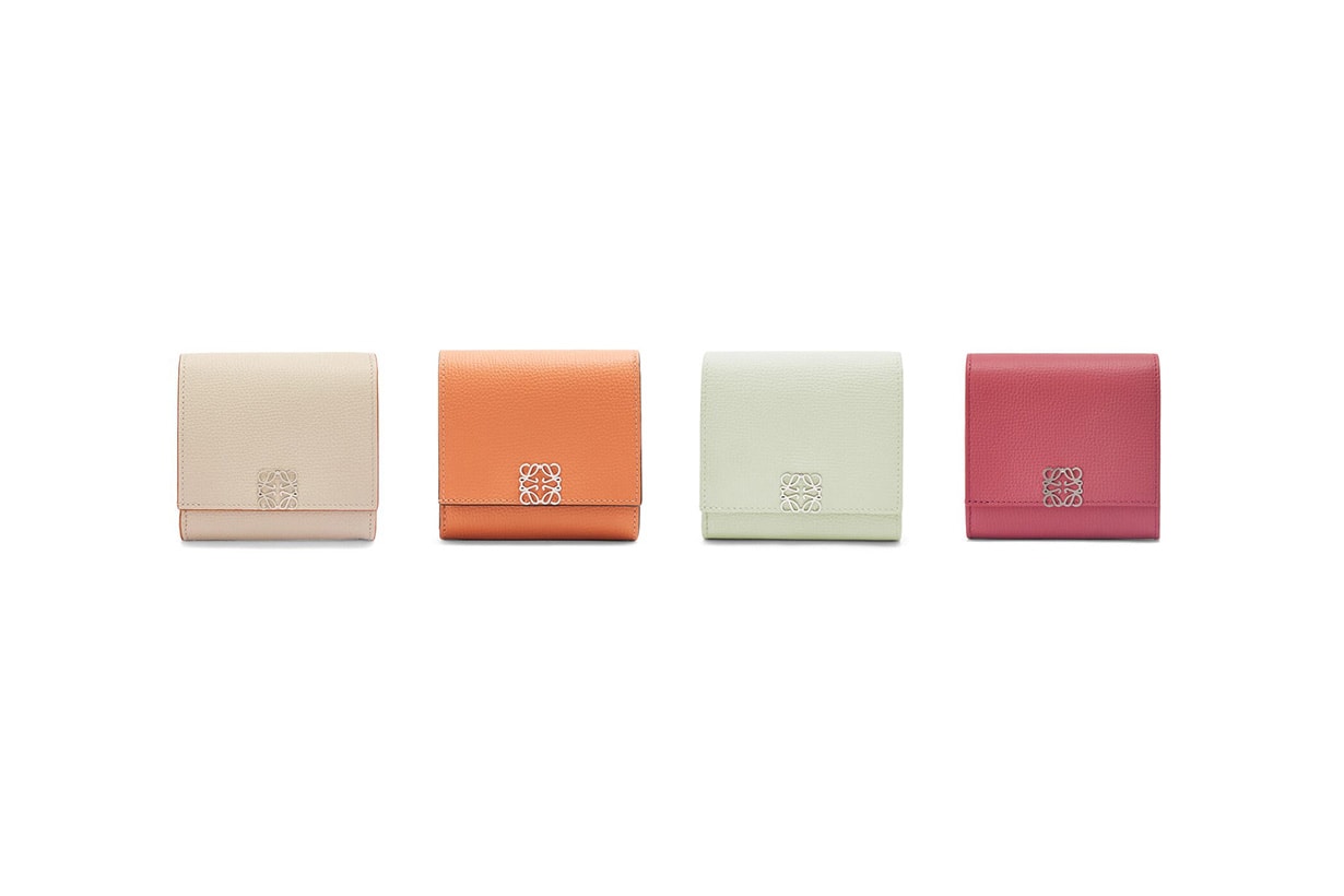 Loewe mini wallets small leather goods for 2023 spring color