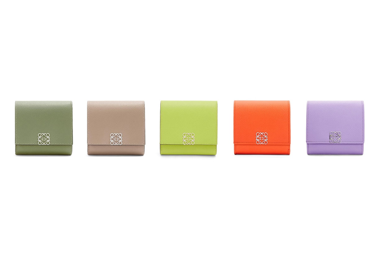 Loewe mini wallets small leather goods for 2023 spring color