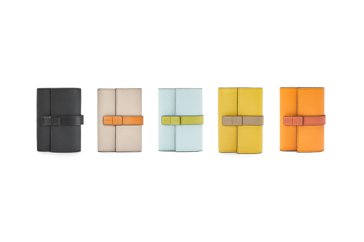 Loewe mini wallets small leather goods for 2023 spring color