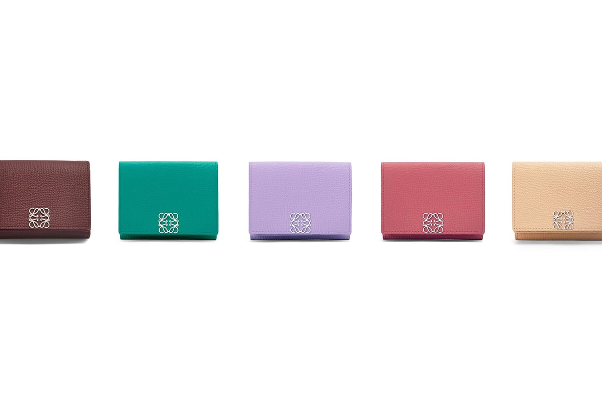 Loewe mini wallets small leather goods for 2023 spring color