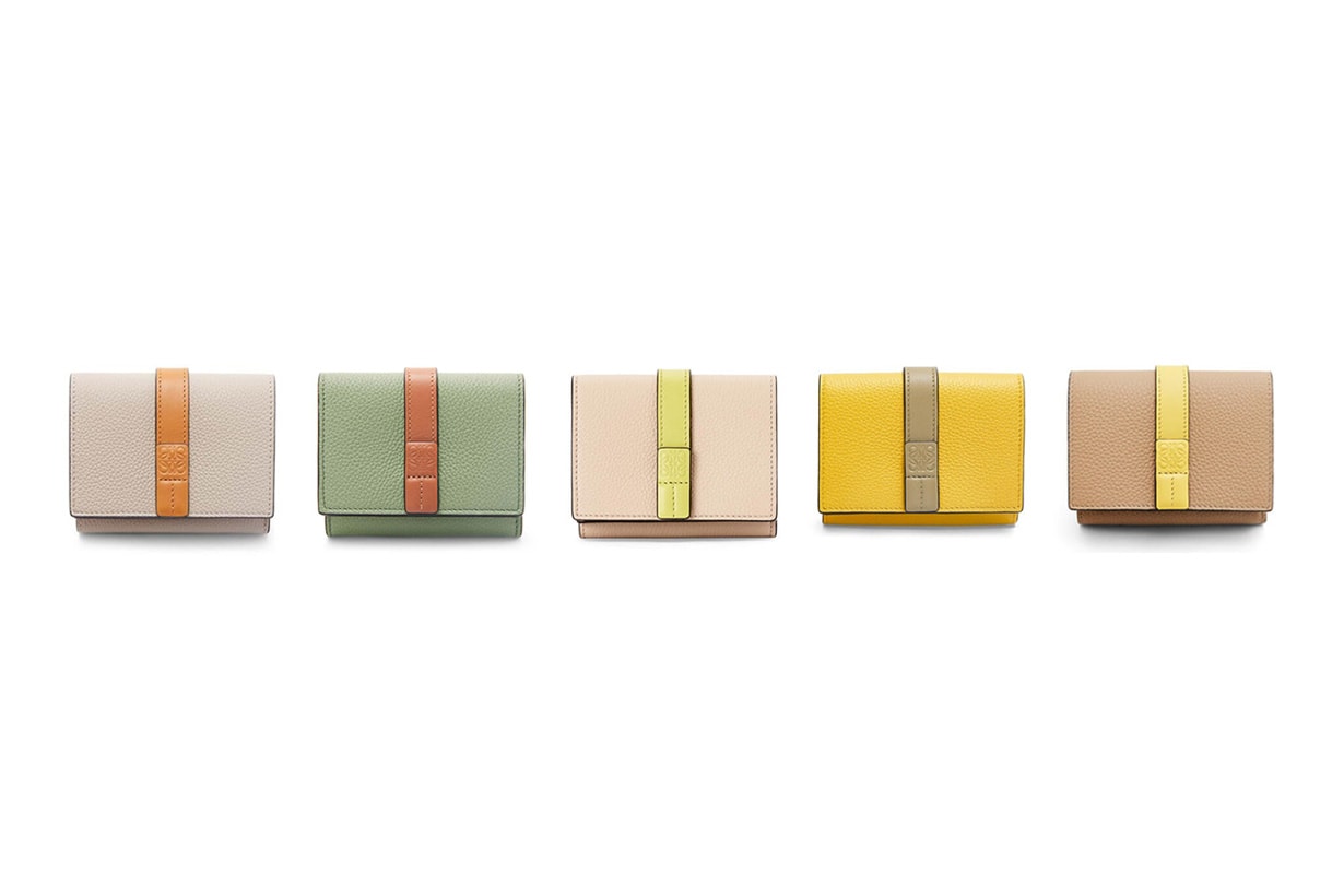 Loewe mini wallets small leather goods for 2023 spring color