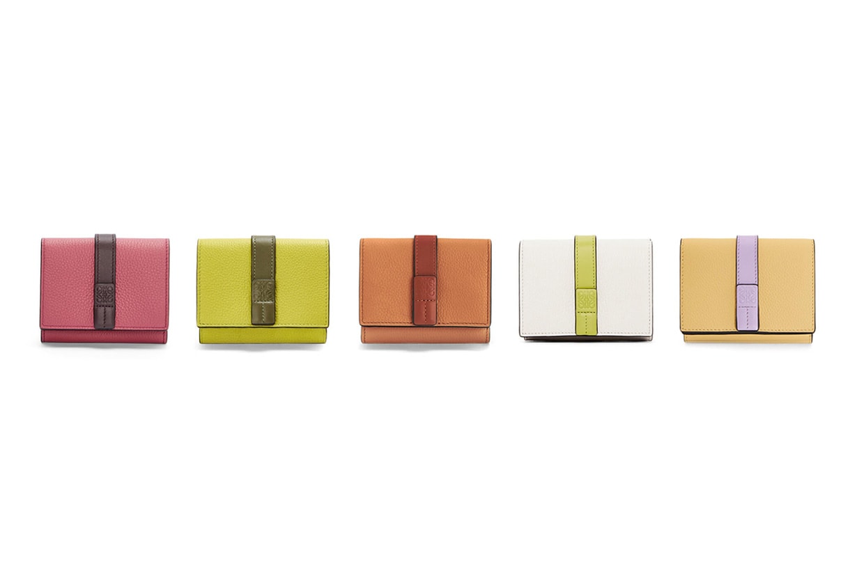 Loewe mini wallets small leather goods for 2023 spring color