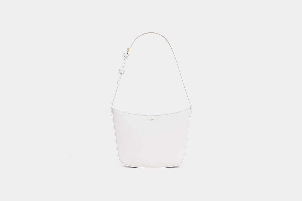 celine 2023 ss triomphe white handbags select price