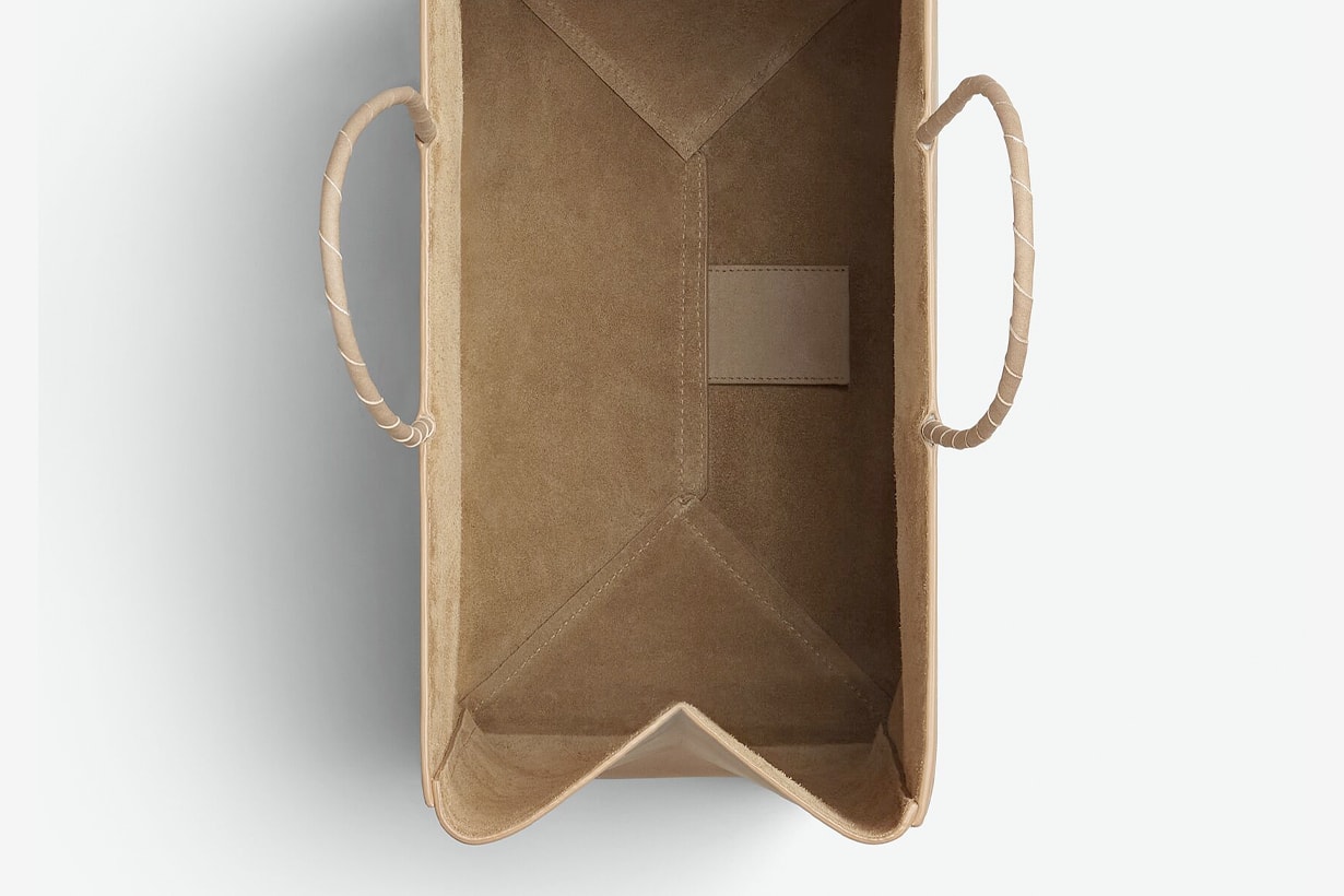 bottega veneta paper the brown grocery bag instagram twitter tik tok
