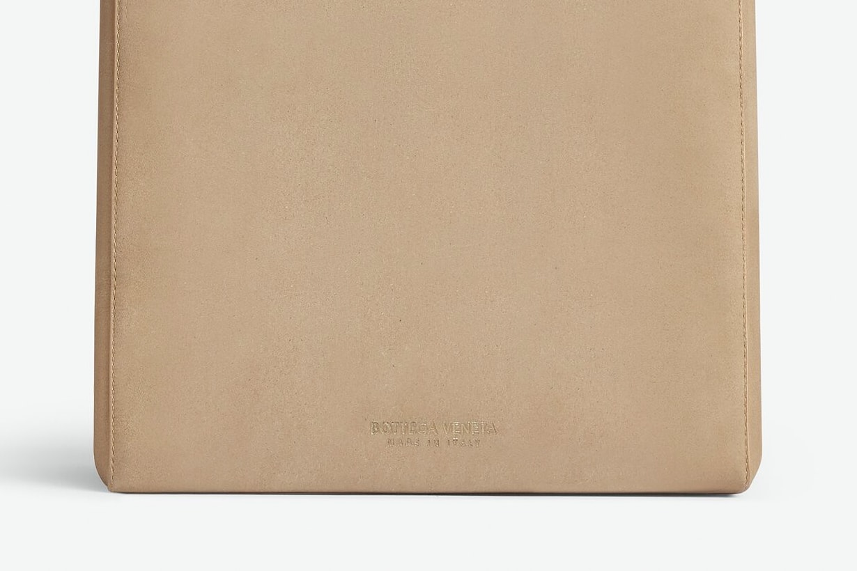 bottega veneta paper the brown grocery bag instagram twitter tik tok