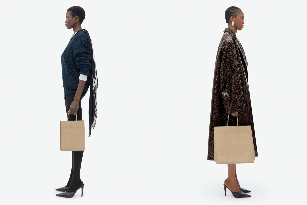 bottega veneta paper the brown grocery bag instagram twitter tik tok
