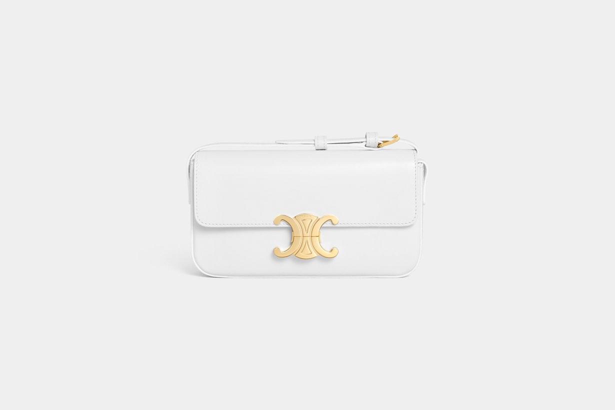 celine 2023 ss triomphe white handbags select price 