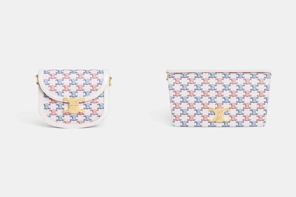 celine tennis triomphe new color handbags clothes small leather accessories 2023 summer