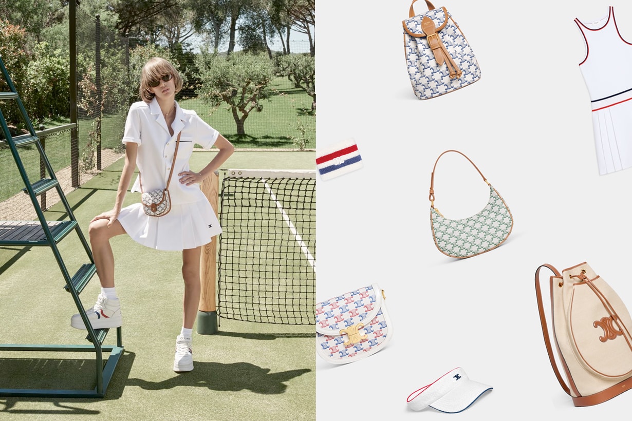 Celine Tennis 春夏膠囊系列復古時髦：一次推出 3 種新 Triomphe 花色，整理 40+ 心動單品！