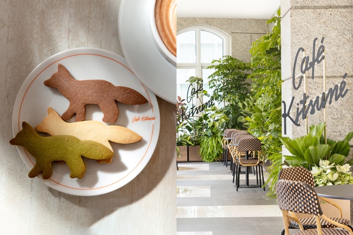 太陽灑落露台,植栽堆滿了廊道:台灣第一間 Café Kitsuné,室內戶外兩區還有限定菜單!