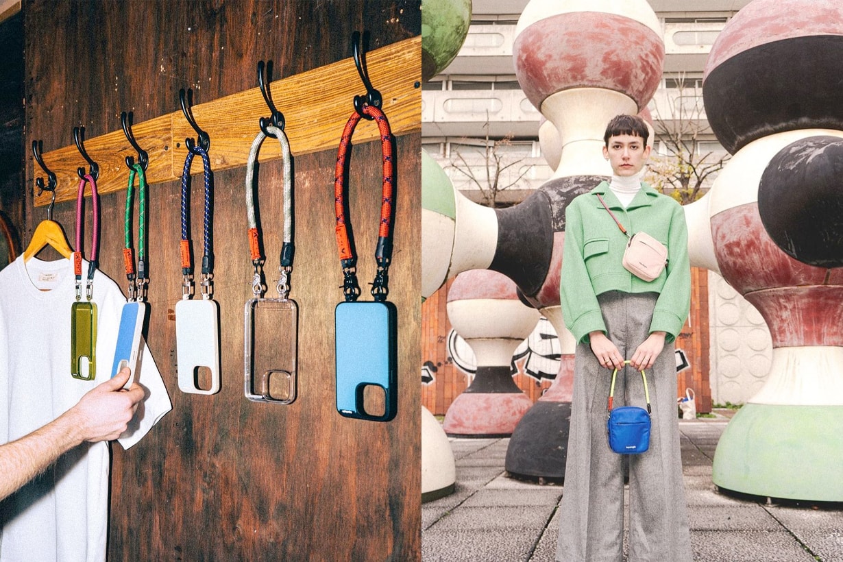 Topologie taipei first store iphone case strap handbags