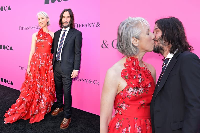 Keanu Reeves 與 Alexandra Grant 出席活動：這幕甜到長螞蟻，短短幾秒鐘的畫面已是 Couple Goal！