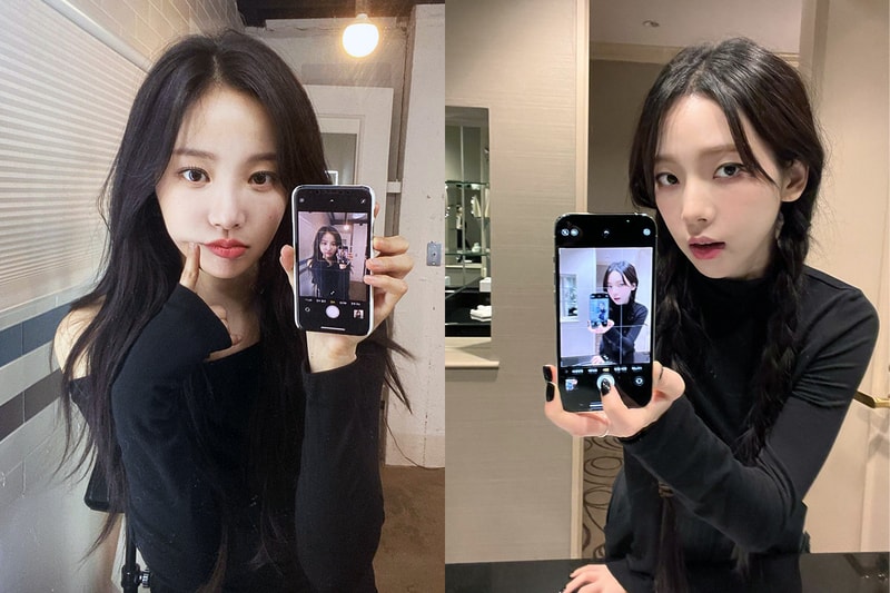 korean celebrities idols inception style mirror selfies trend 2023