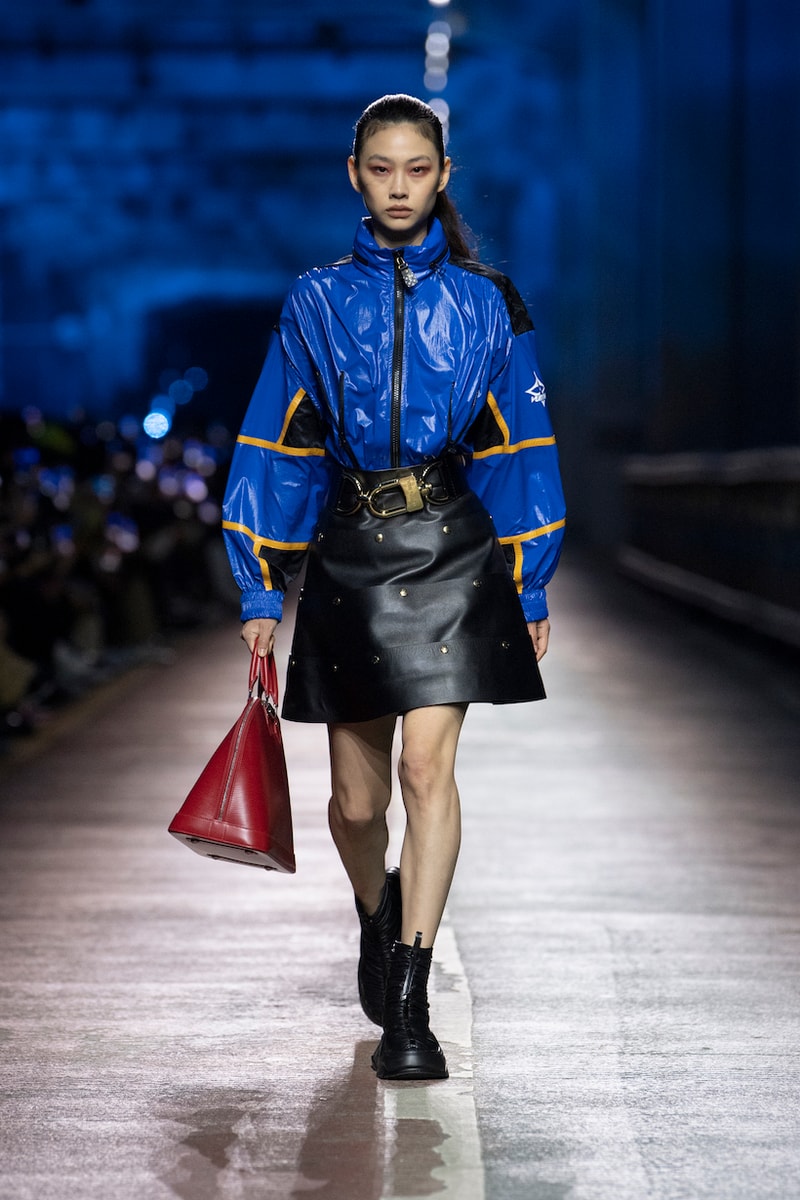 louis vuitton 2023 fall seoul runway show details handbags celebs squid game