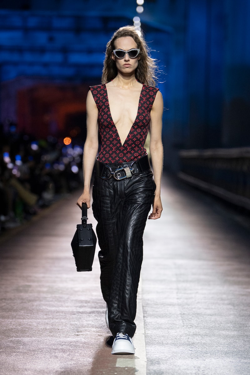 louis vuitton 2023 fall seoul runway show details handbags celebs squid game