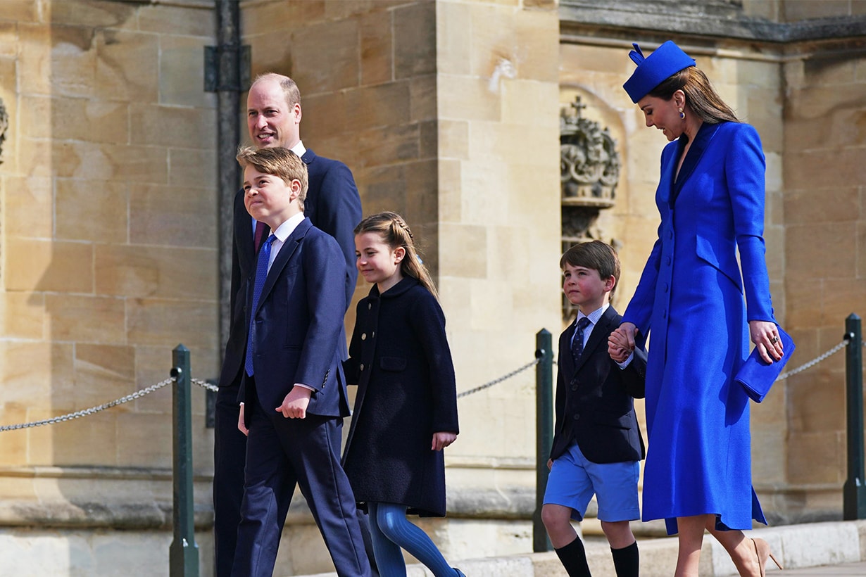 prince George prince Louis attending british royal easter events