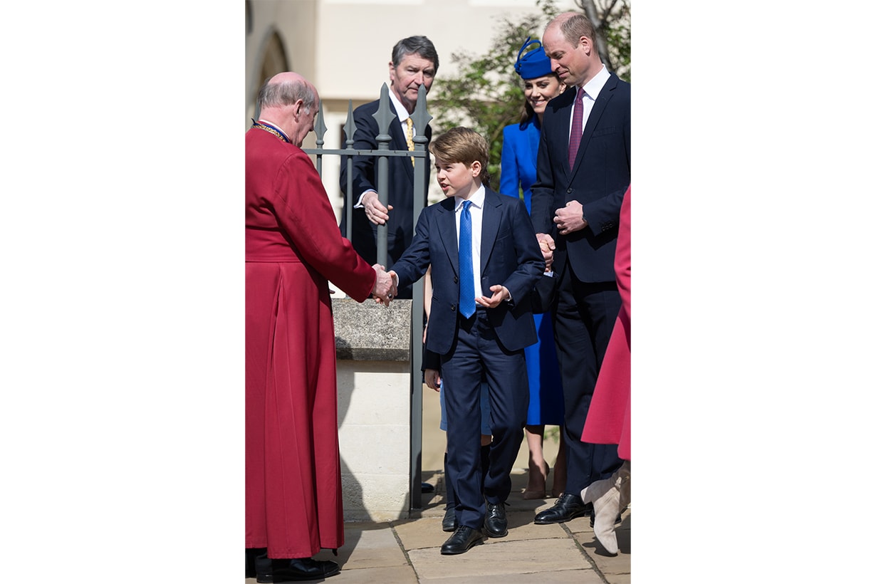 prince George prince Louis attending british royal easter events