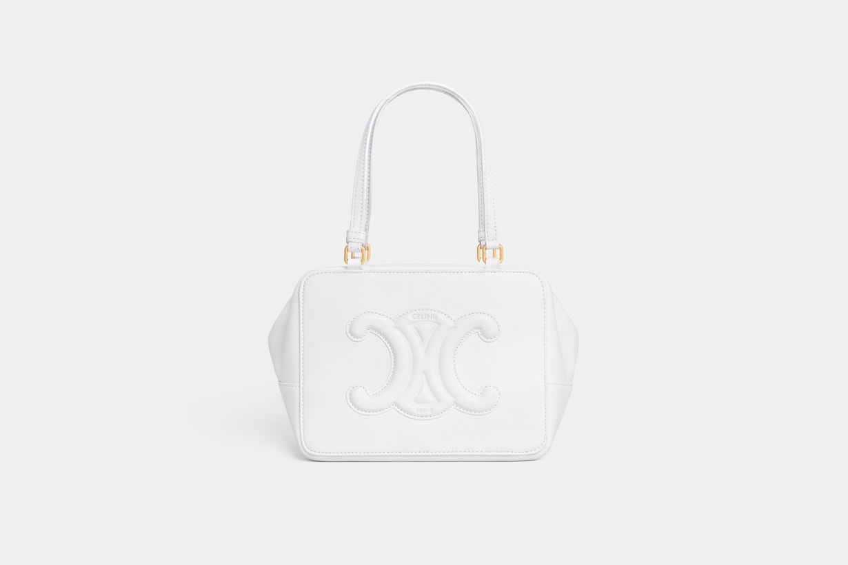 celine 2023 ss triomphe white handbags select price 