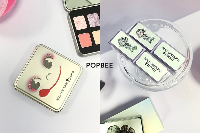 超可愛的 peko:shu uemura X peko 最新限量聯名,一次看 12 款彩妝品!